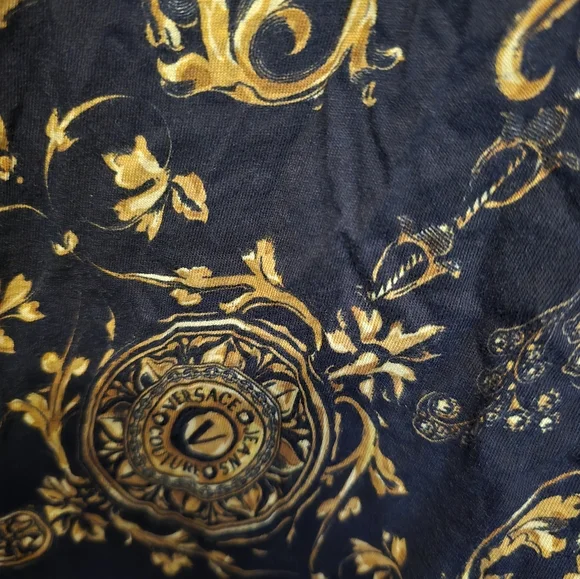 Versace Jeans Couture Black Tee with Gold Accents - Picture 3 of 5